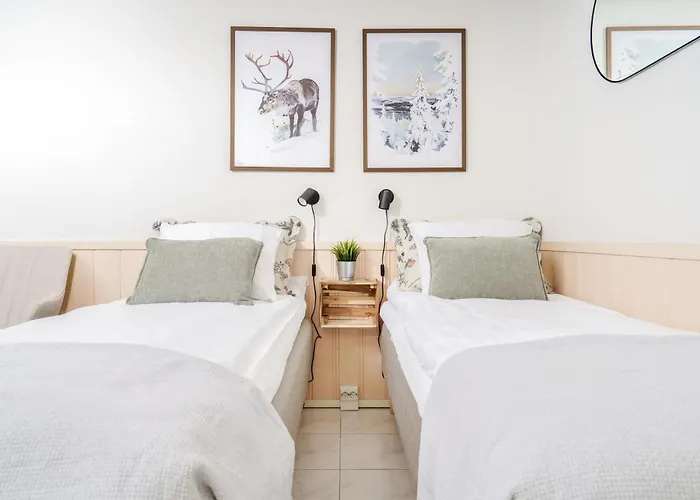 公寓 Arctic Studio, Sauna & Location 列维